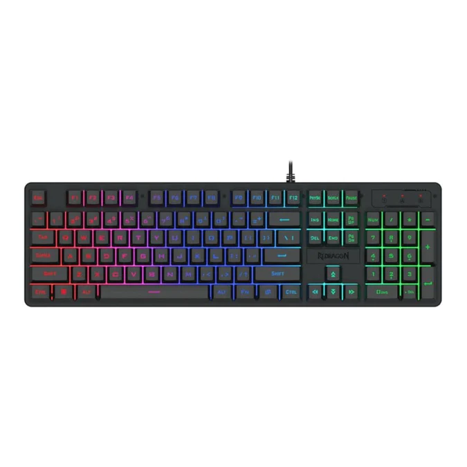 Redragon K521 Upgrade Rainbow LED Gaming Keyboard RD-K521-RGB - Image 3